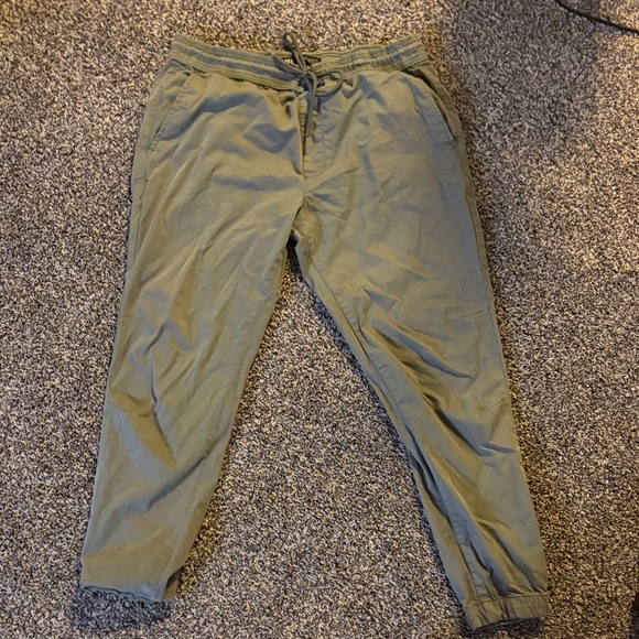 Zara Men's Khaki Joggers - Picture 1 of 2
